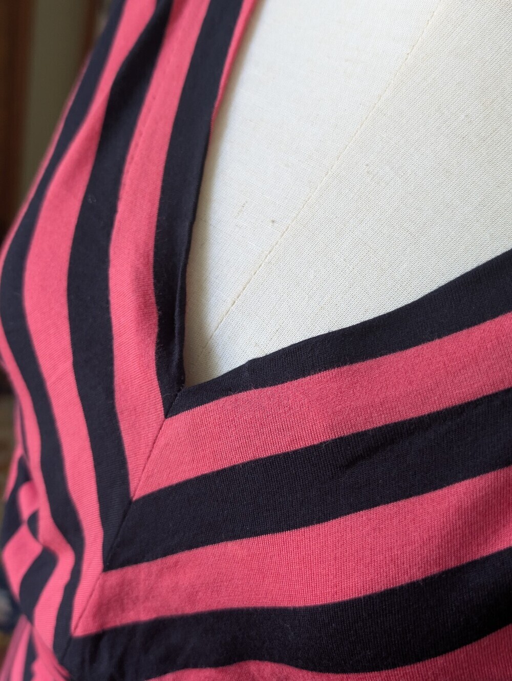 Completely Me by Liz Lange Women's Size Small Striped Long Sleeve Maxi Dress - Picture 4 of 10